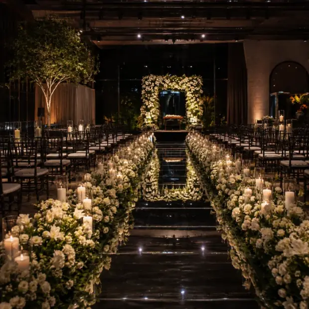 Foto: passarela em casamento